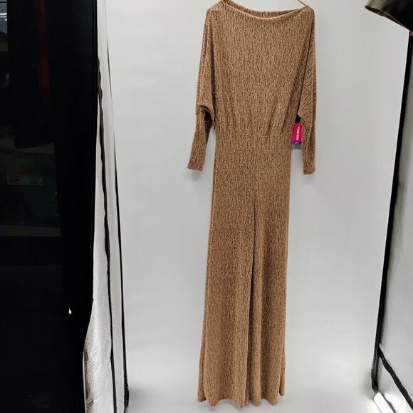 CAMEO USA Vintage Metallic Gold Size L Women's Jumpsuit Size Large - Picture 6 of 14